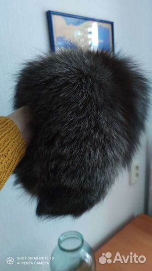 Шапка детская из чернобурки
