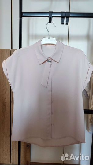 Блузка школьная розовая, 140 см