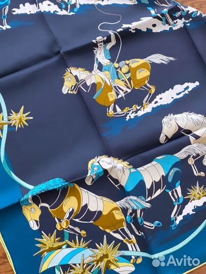 Шелковый платок hermes, косынка