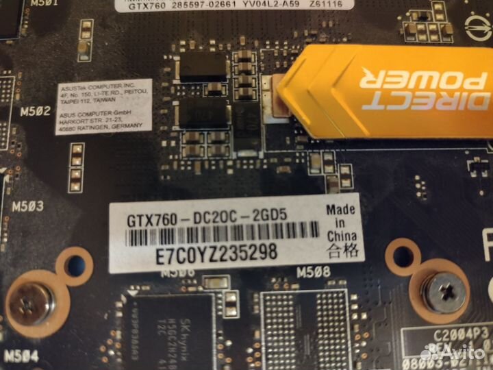 Видеокарта gtx 760 2gb