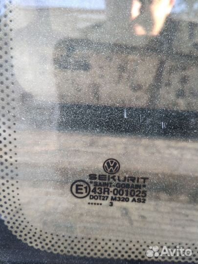 Боковые средние стекла vw t4