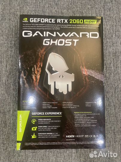 Видеокарта Gainward RTX 2060 ghost super 8GB
