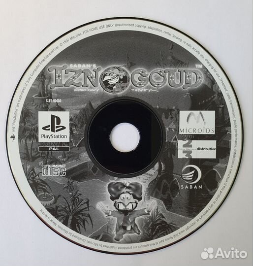 PS1 Saban's Iznogoud (только диск)