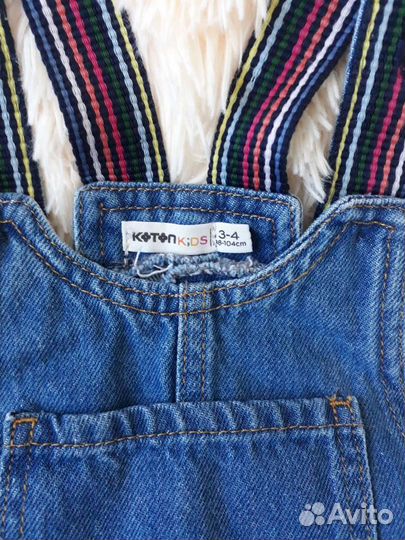 Джинсовый сарафан для девочки