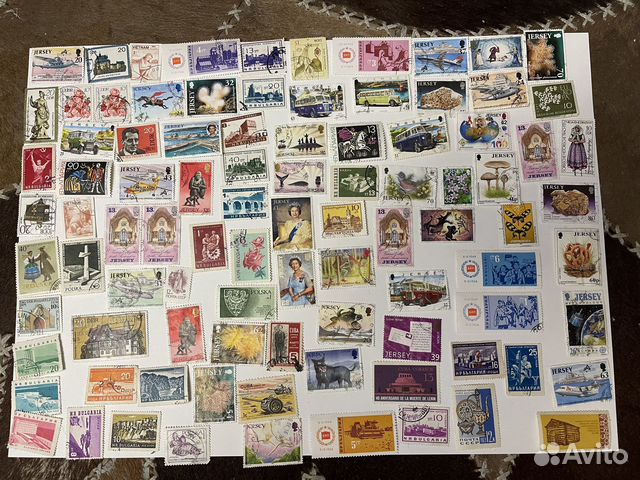 Старинная коллекция марок лот 1