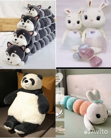 Игрушка панда/зайчик-гусеница/игрушка зайка