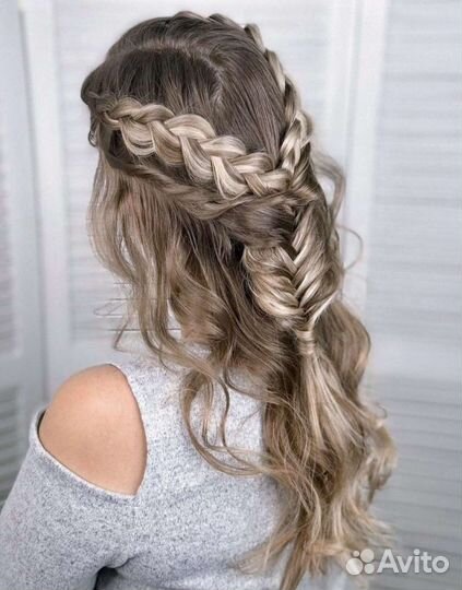 Свадебный образ. Причёски. Макияж. Канекалон. Обуч