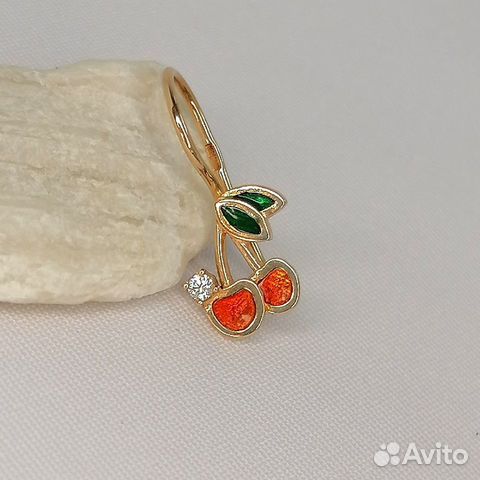 Серьги золото 585 пробы № 060526