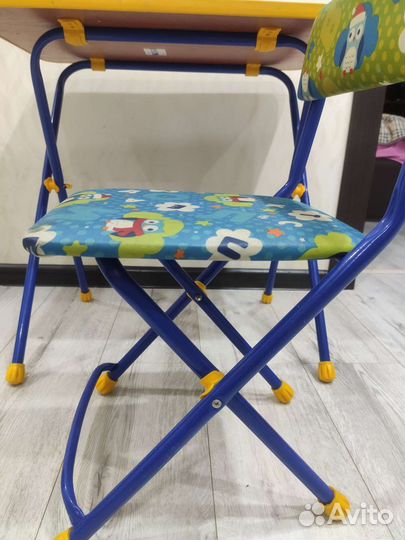 Развивающий складной стол и стул для дошкольника