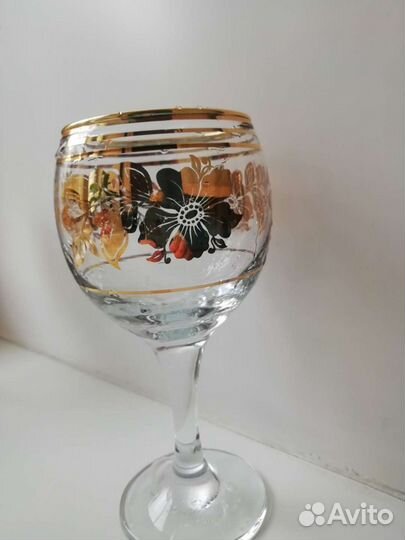 Тарелка для торта. Фужеры СССР