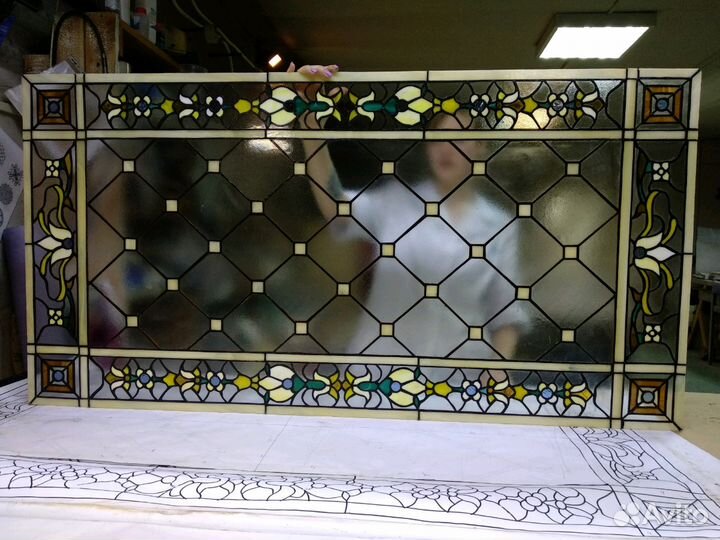 Украшения интерьера Тиффани, ручная работа, витраж