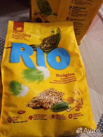 Корм рио для волнистых попугаев