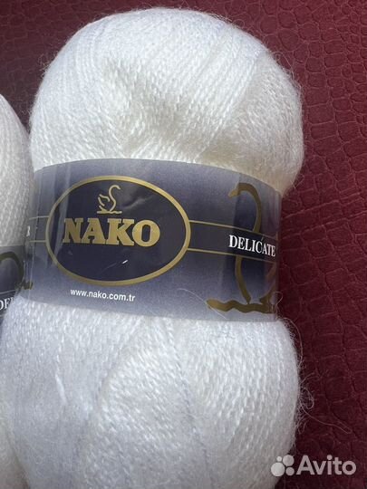 Пряжа Nako Mohair Delicate 6 мотков пакетом