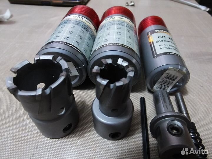 Корончатые сверла 22 и 33 мм по металлу