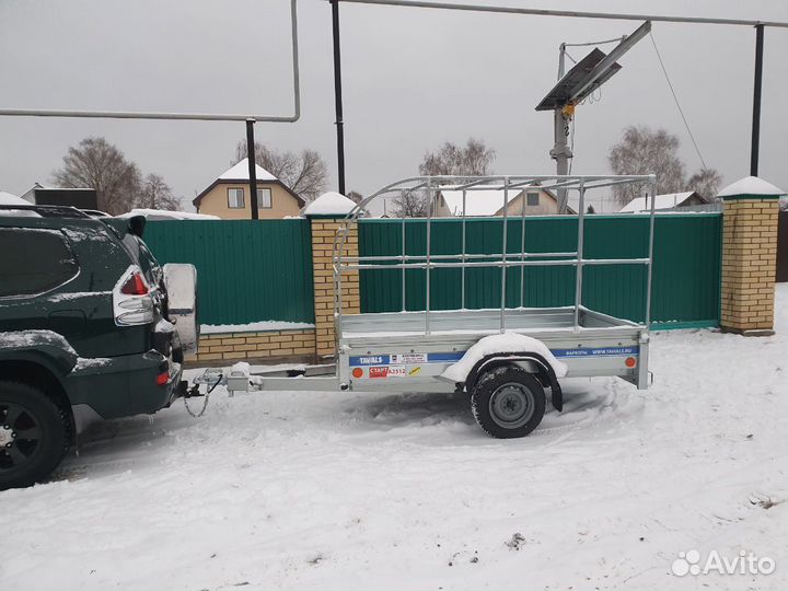 Прицеп оцинк. 2.5х1.3 тавиалс Премиум тент 1000мм