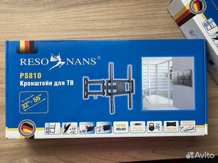 Кронштейн Ps810 для тв наклон/повор., новый