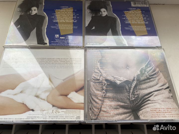 Janet Jackson Фирменные CD Япония, США