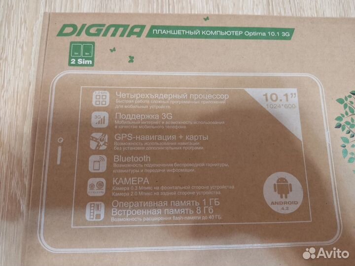 Планшет digma optima 10.1 3g