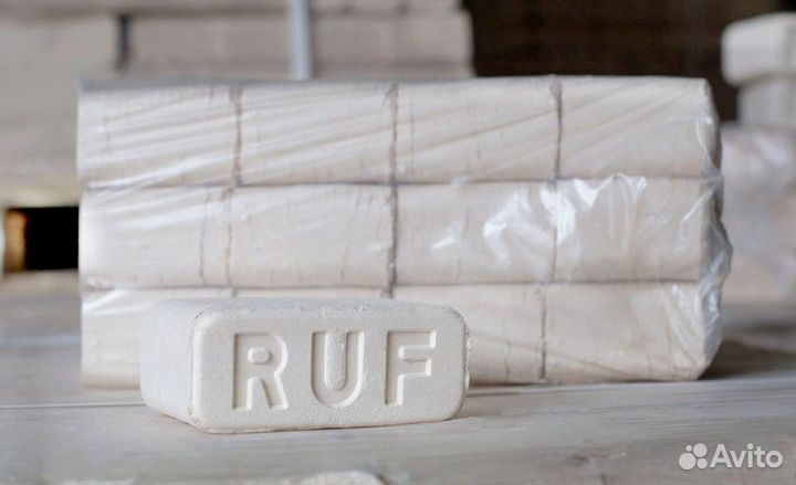 Брикеты березовые RUF пыль, оптом от 20 тонн
