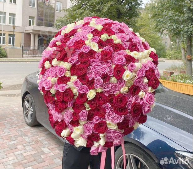 101 Роза Букеты, цветы Розы