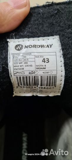 Коньки фигурные мужские Nordway Laval, 43р