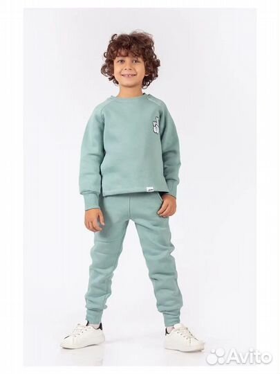 Детский костюм с начесом 104