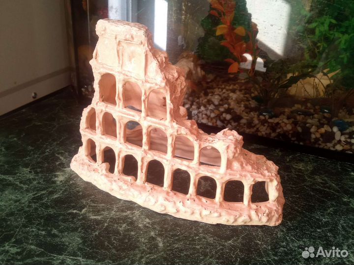 Декорация для аквариума замок