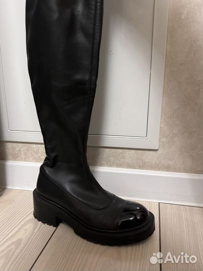 Ботфорты натуральная кожа 36