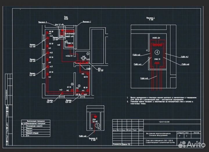 Проектные работы электроснабжения студий звукозапи