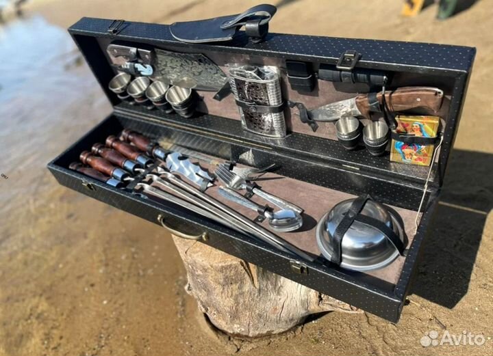 Шашлычный набор в кейсах/ чехлах