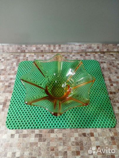 Ваза цветное стекло чехословакия