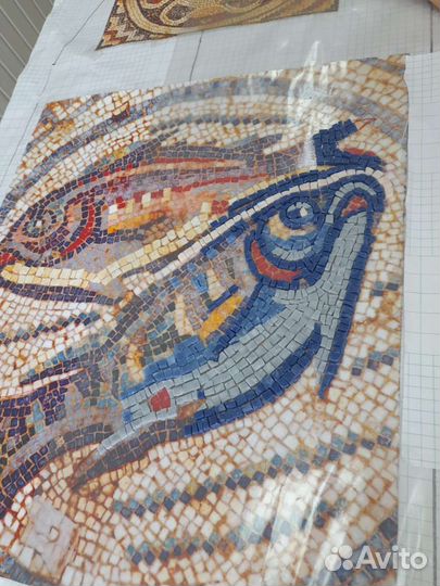 Панно из мозаики, мозаичист