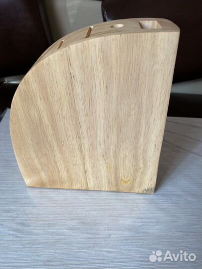 Новая подставка для ножей деревянная scarlett