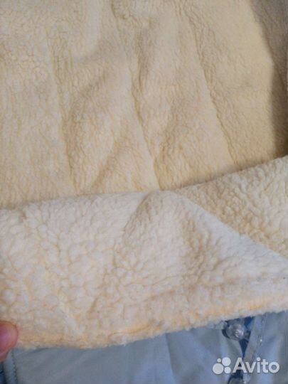 Зимний конверт в коляску на овчине