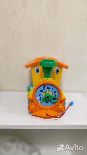 Паровозик сортер полесье