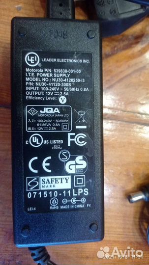 Блок питания 12v 3a