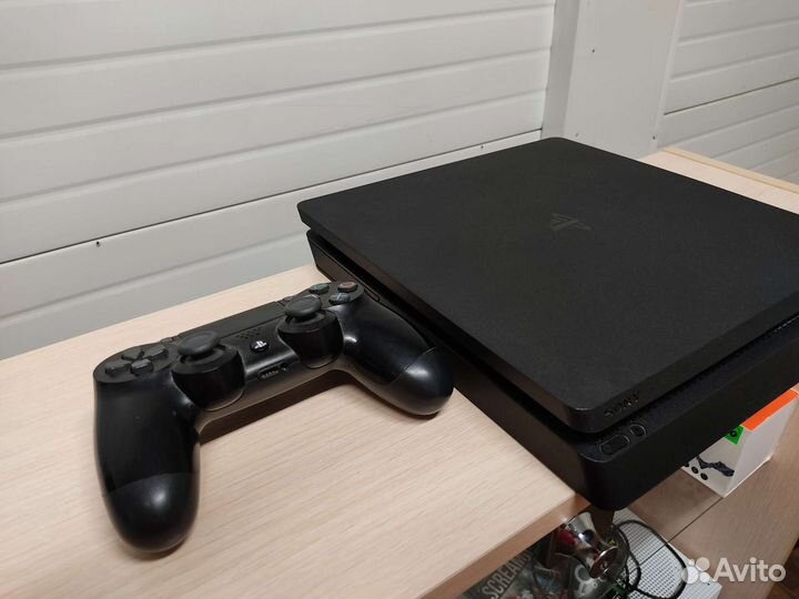 Ps4 slim (полный комплект)