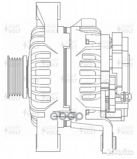 Генератор для а/м Opel Astra G (98) /Zafira A