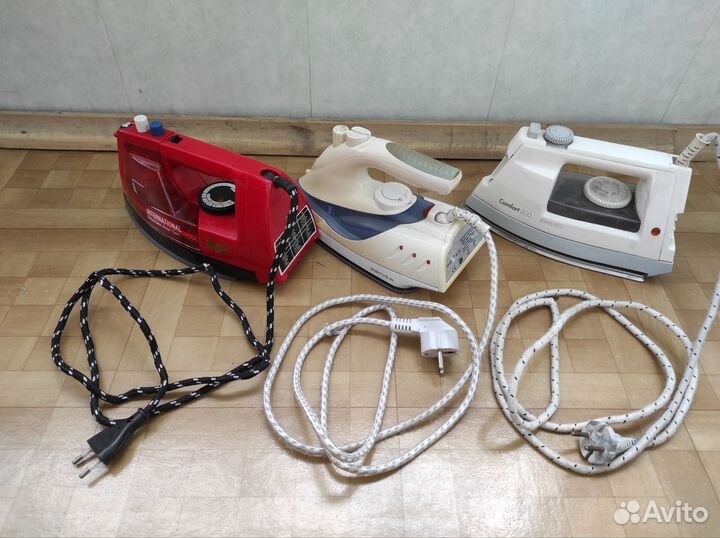 Электрические утюги бу на запчасти ремонт