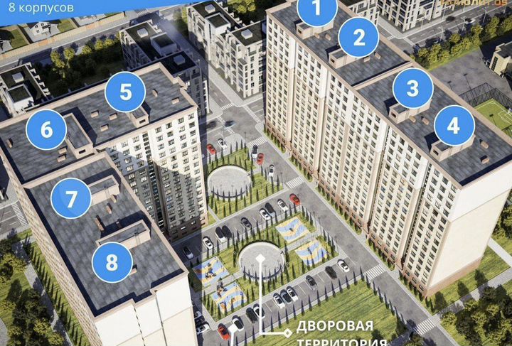 2-к. квартира, 83,4 м², 15/16 эт.