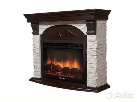 Портал Torre25S камень белый,шпон темный дуб