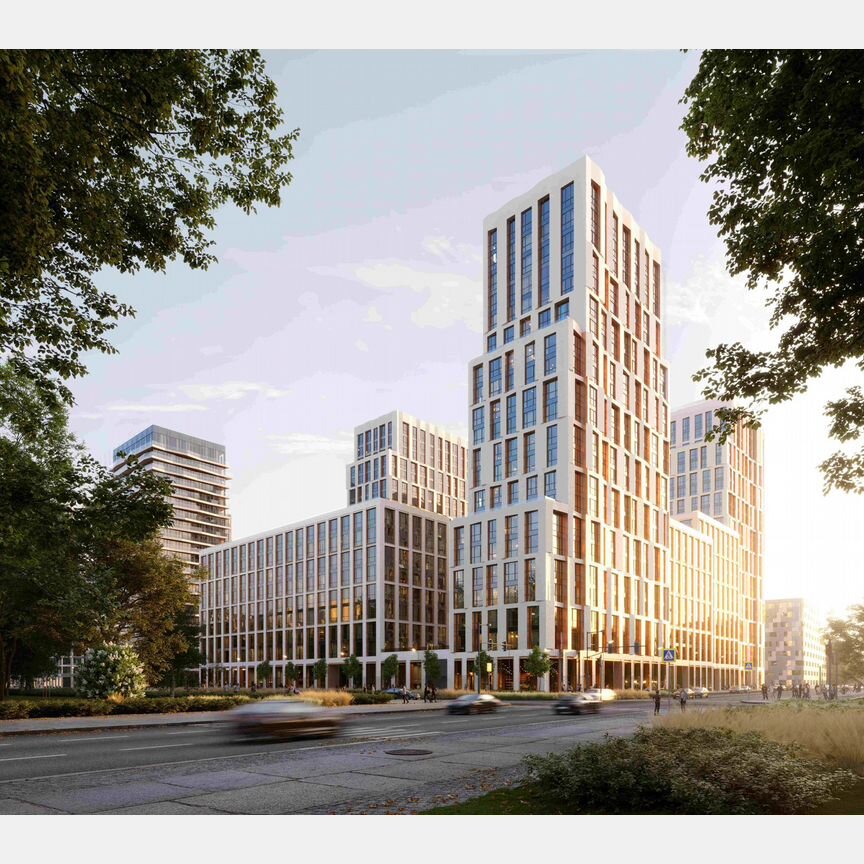 2-к. квартира, 73,4 м², 2/22 эт.