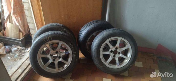 Колеса, диски, шины r 14 летние