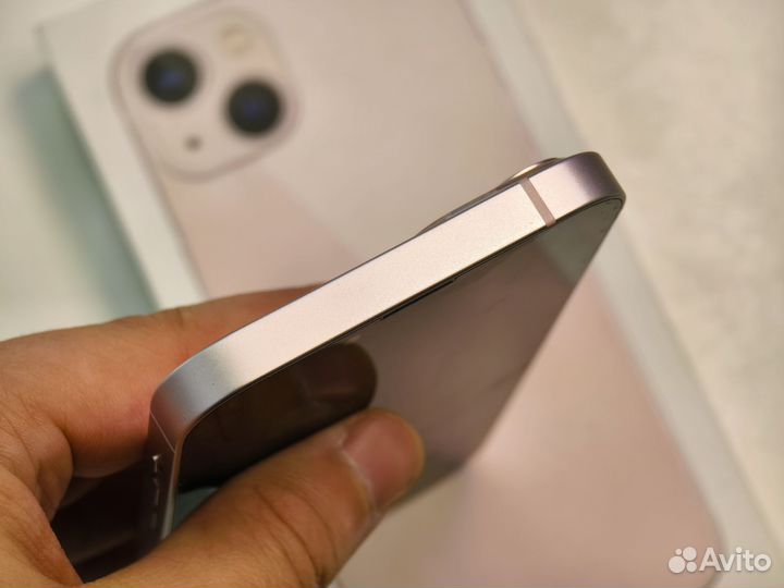 С коробкой) iPhone 13 128Gb Розовый Sim+Esim