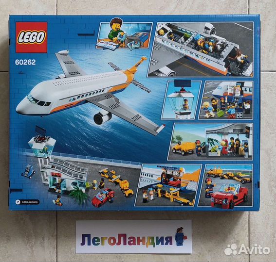 Lego City Airport Пассажирский самолёт 60262
