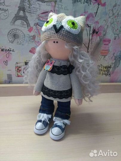 Кукла интерьерная тильда