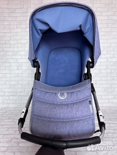 Коляска Bugaboo Fox 3в1 Blue Melange total