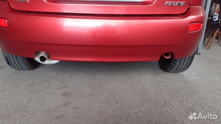 Задний бампер на калину 1
