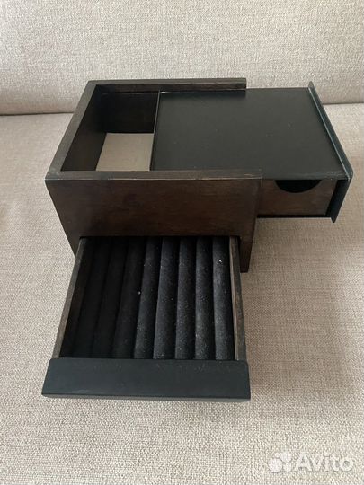 Шкатулка для украшений umbra stowit mini черная