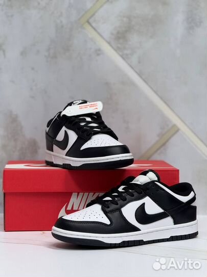 Кроссовки Nike dunk чёрные 2